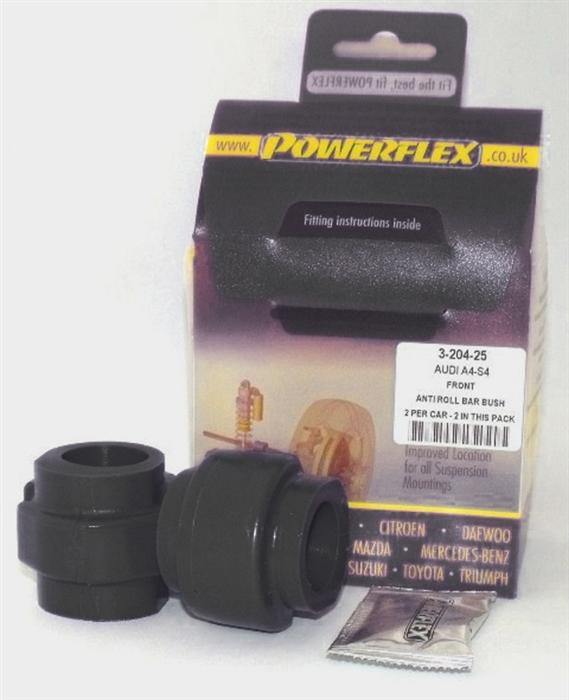 Powerflex Black Front Sway Bar Bushings - Audi