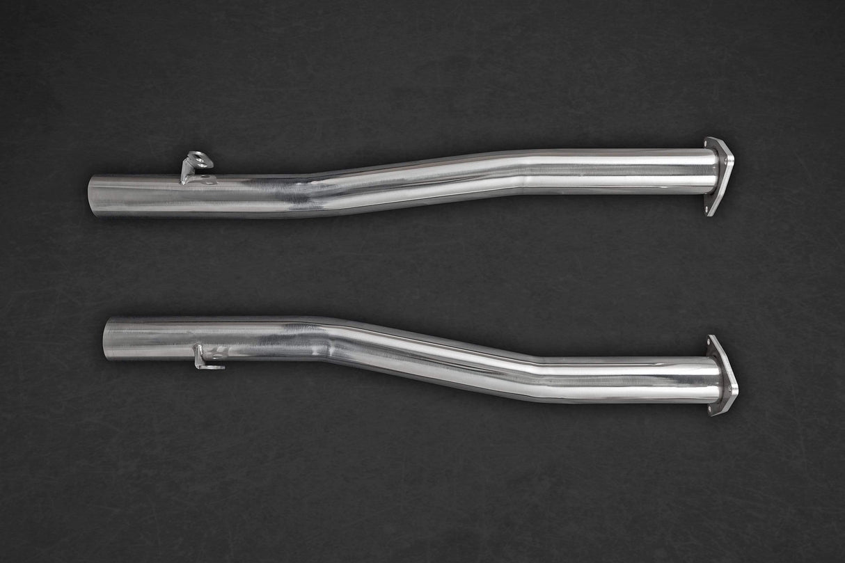 Bentley Continental Supersport W12, GTC, & GT Speed (pre-2012) Middle Silencer Cat Replacement Pipes