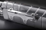 Porsche 991 and 991.2 Turbo/Turbo S - Valved Exhaust Muffler (with CES-3 Remote)