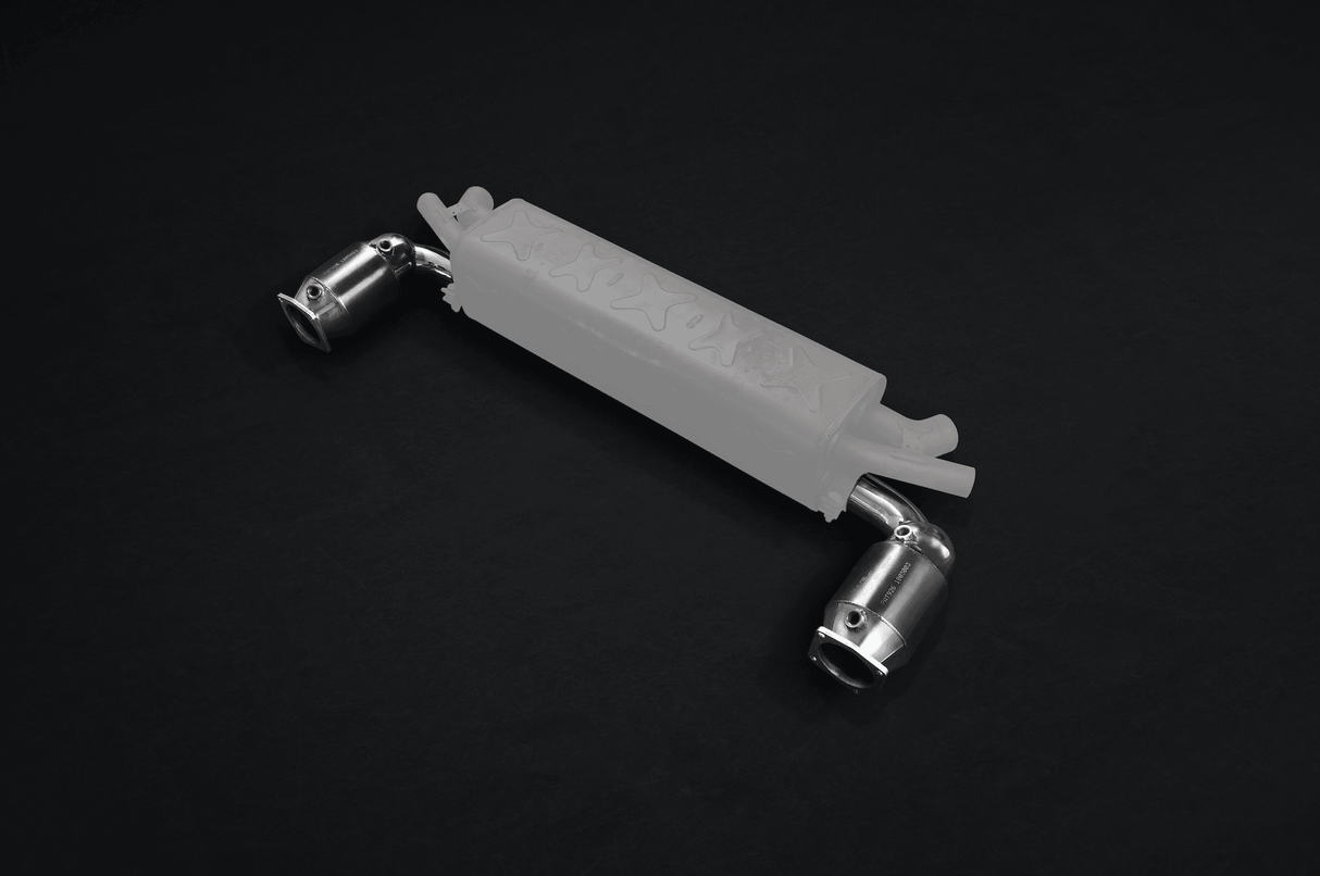 Porsche 991 and 991.2 Turbo/Turbo S - 200 Cell Sport Cats (for use with OEM or CAPRISTO ECE Muffler)