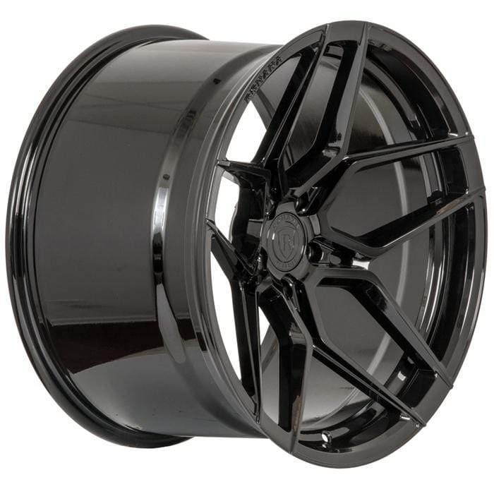 リロノア 20” ROHANA RFX11 GLOSS BLACK CONCAVE WHEELS FOR AUDI A5 S5 A7 S7