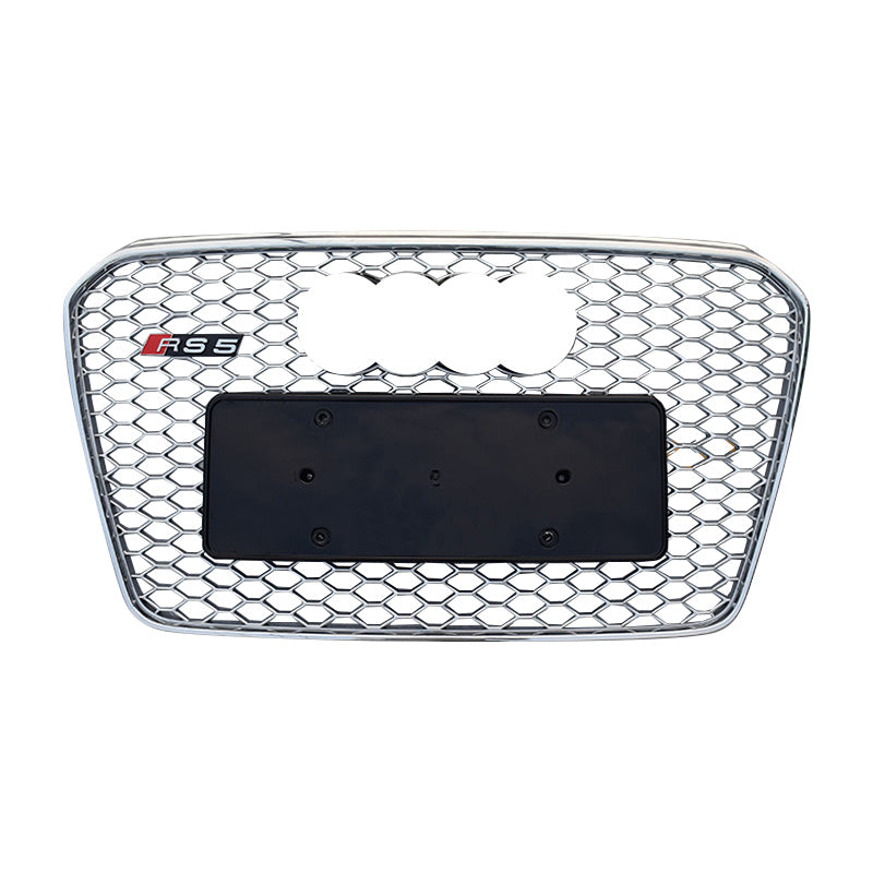 RS5 style front grill black and chrome to fit Audi A5 S5 2007-2012