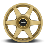 Rotiform Cast SIX Wheel 18" - Matte Gold