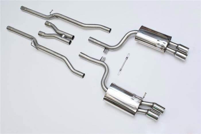 Milltek Dual 2.25" Cat-back Exhaust - Audi B7 S4 4.2L V8