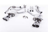 Milltek 2.5" Valved Non-Resonated Cat Back Exhaust - Audi B9 S4 | S5 | 3.0T