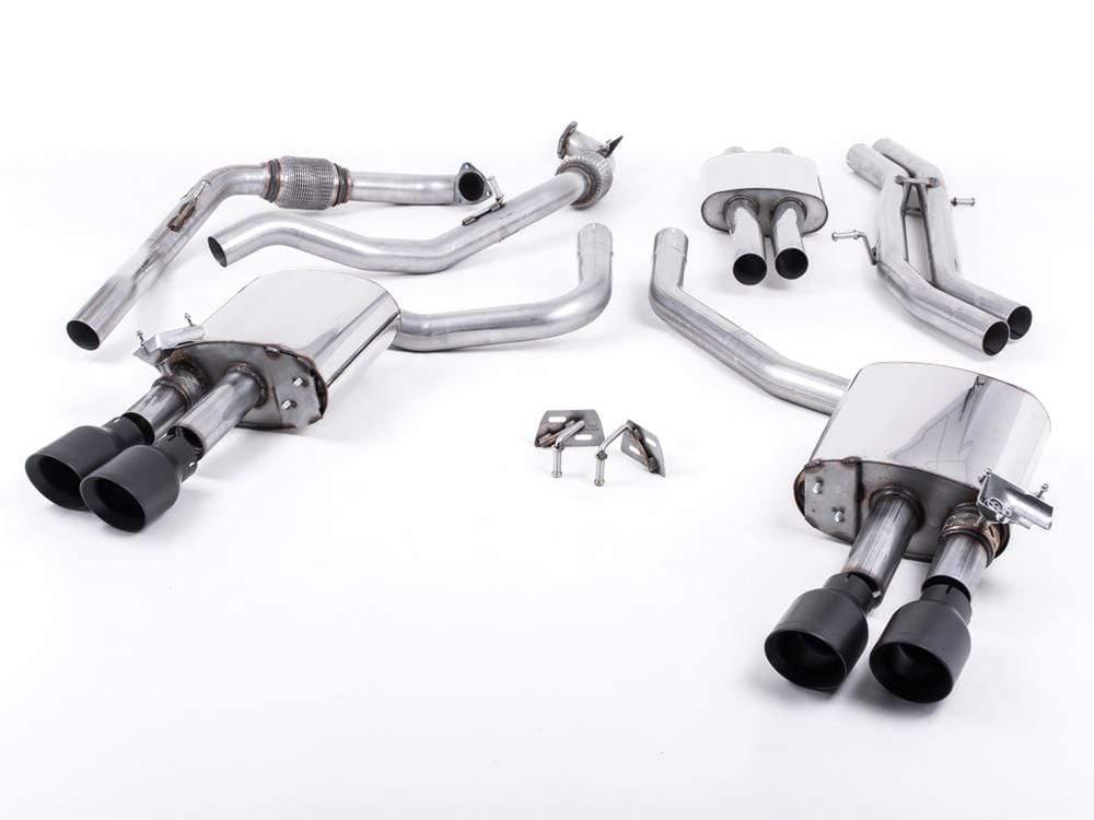 Milltek 2.5" Valved Resonated Cat Back Exhaust - Audi B9 S4 | S5 | 3.0T (w/ Sport Diff)