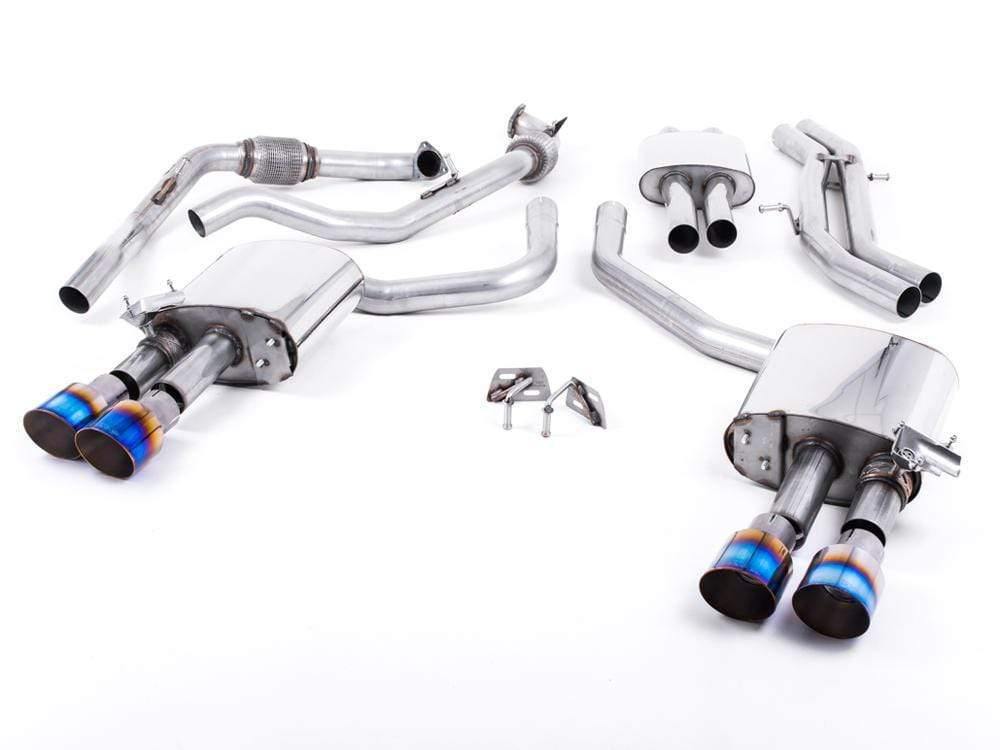 Milltek 2.5" Valved Resonated Cat Back Exhaust - Audi B9 S4 | S5 | 3.0T (w/ Sport Diff)