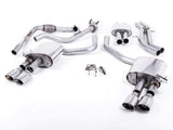 Milltek 2.5" Valved Resonated Cat Back Exhaust - Audi B9 S4 | S5 | 3.0T (w/ Sport Diff)