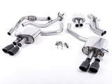 Milltek 2.5" Valved Resonated Cat Back Exhaust - Audi B9 S4 | S5 | 3.0T (w/ Sport Diff)