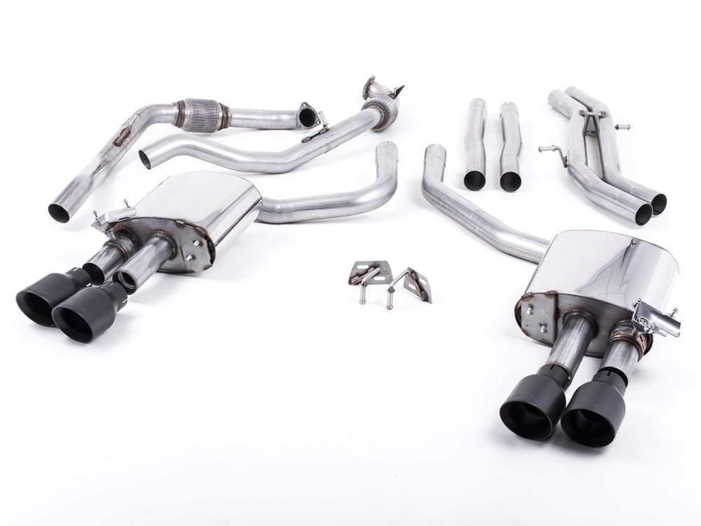 Milltek 2.5" Valved Non-Resonated Cat Back Exhaust - Audi B9 S4 | S5 | 3.0T (w/ Sport Diff)