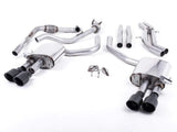 Milltek 2.5" Valved Non-Resonated Cat Back Exhaust - Audi B9 S4 | S5 | 3.0T (w/ Sport Diff)