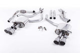 Milltek 2.5" Valved Non-Resonated Cat Back Exhaust - Audi B9 S4 | S5 | 3.0T (w/ Sport Diff)