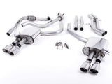 Milltek 2.5" Valved Non-Resonated Cat Back Exhaust - Audi B9 S4 | S5 | 3.0T (w/ Sport Diff)