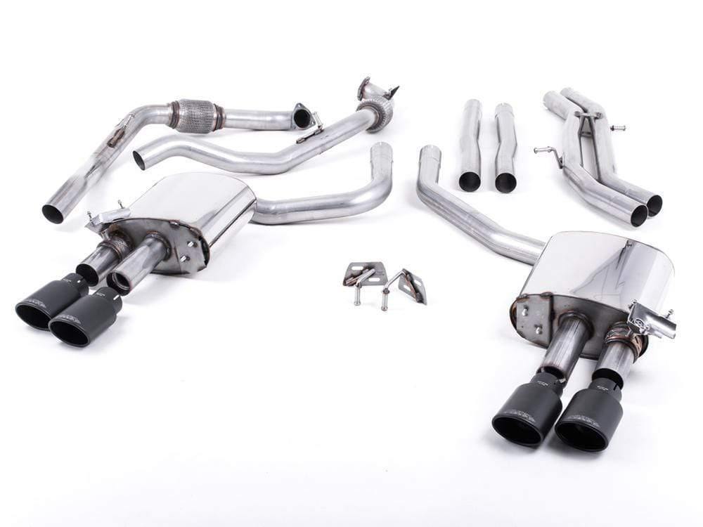 Milltek 2.5" Valved Non-Resonated Cat Back Exhaust - Audi B9 S4 | S5 | 3.0T (w/ Sport Diff)