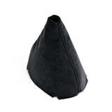BFI VW MK5 / MK6 Manual Shift Boot - Gray Alcantara - Silver Stitch