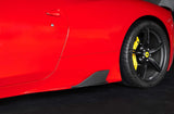 Ferrari 458 Speciale Carbon Side Fins