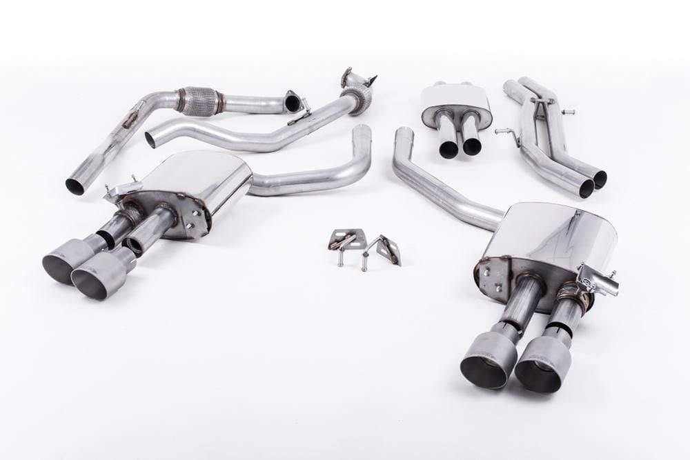 Milltek 2.5" Valved Resonated Cat Back Exhaust - Audi B9 S4 | S5 | 3.0T