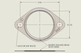 COBB 2.5 inchin 2-Bolt Exhaust Gasket