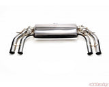 ARMYTRIX Stainless Steel Valvetronic Catback Exhaust System Quad Blue Coated Tips Volkswagen Golf R MK7.5 17+