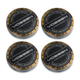 Vossen Hybrid Forged Billet Sport Cap Set For VF & HF Series Wheels (Brickell Bronze)