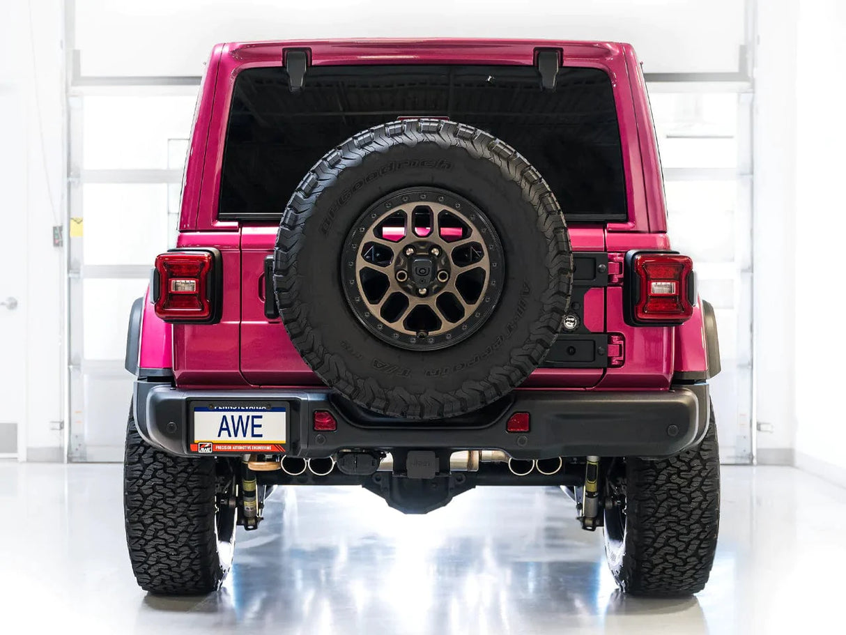 AWE SwitchPath Exhaust for Wrangler 392 - Quad BashGuards