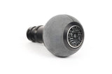 BFI GS2 Heavy Weight Shift Knob - Gray Alcantara - Black Anodized (981 / 991 Porsche Fitment)