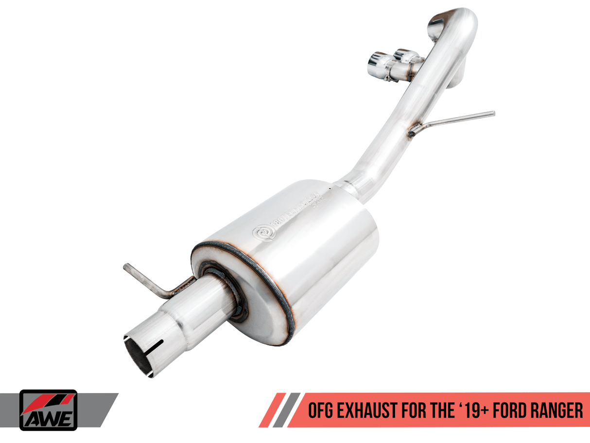 AWE Tuning 0FG Dual Exit Cat-Back Crawler Conversion Exhaust | Ford Ranger 19-20