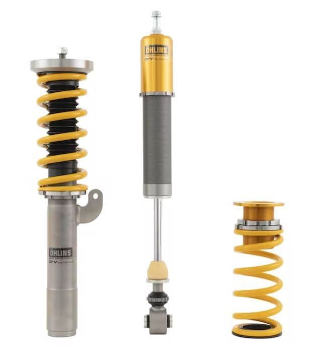 Ohlins 15-21 MINI Cooper/Cooper S (F55/F56/F57) FWD Road & Track Coilover Suspension System featuring Dual Flow Valve Technology