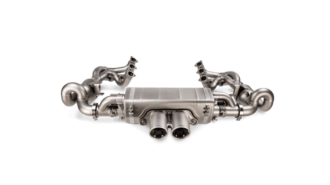 Akrapovic Evolution Header Set (Titanium) - Porsche / 911 / GT3 / 992 (NLA)