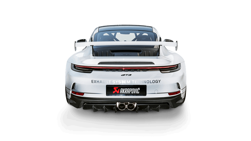 Akrapovic Evolution Header Set (Titanium) - Porsche / 911 / GT3 / 992 (NLA)