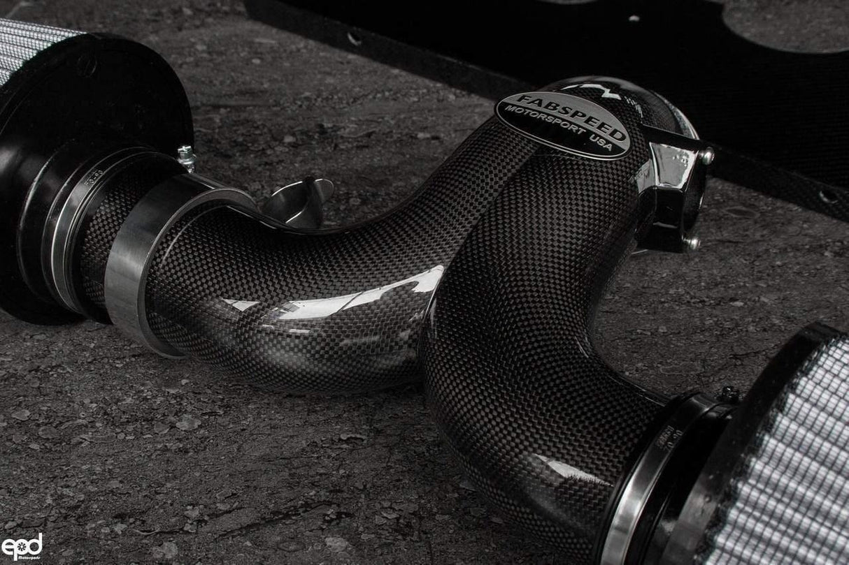 Fabspeed Porsche 997 Carrera Carbon Fiber Competition Air Intake System (2005-2008)