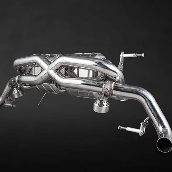 Audi R8 Post-Facelift V8 X-Pipe Exhaust System (Incl. Remote)