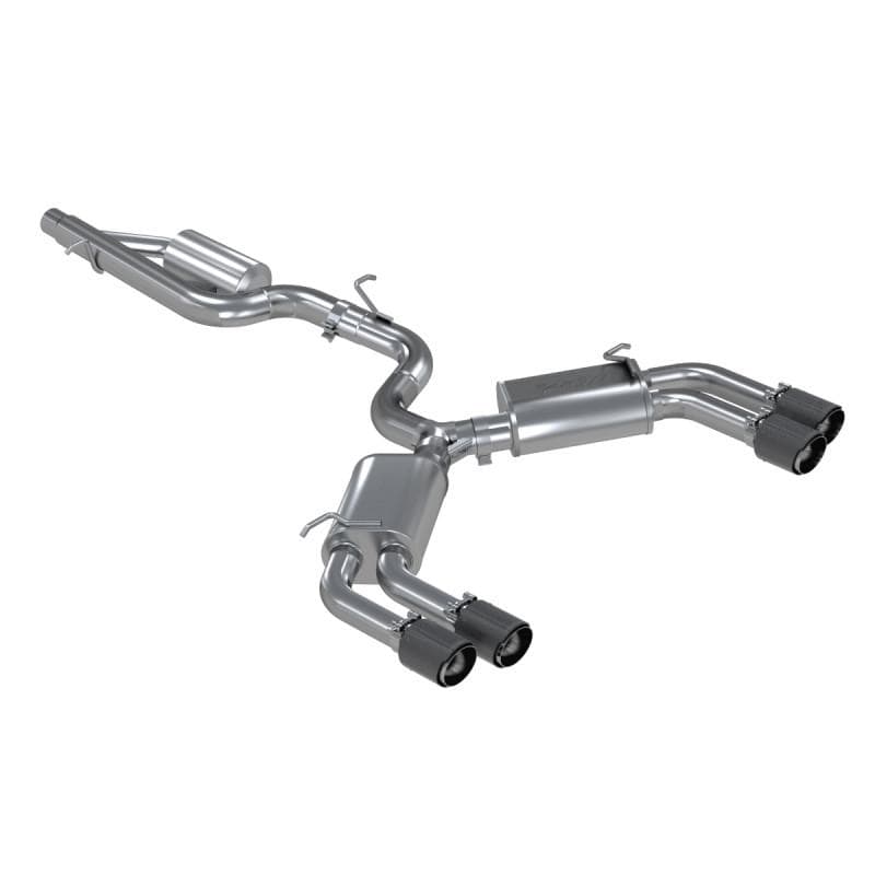 MBRP PRO Series Audi S3 3" Cat back Dual Exhaust System with CF Tips