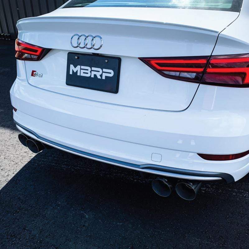 MBRP PRO Series Audi S3 3" Cat back Dual Exhaust System with CF Tips