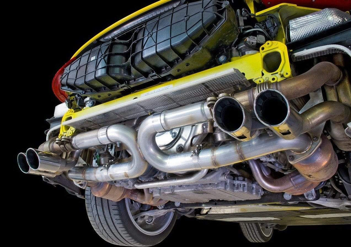 AWE Tuning Porsche 991 SwitchPath Exhaust, for PSE cars Diamond Black Tips