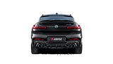Akrapovic Rear Carbon Fiber Diffuser (High Gloss) - BMW / F98 / X4 M