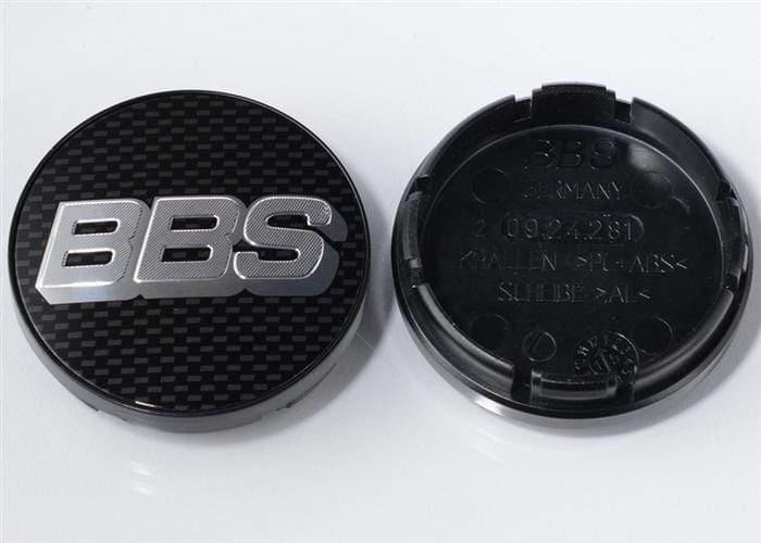BBS Carbon Silver Center Cap (Sold Each) - 56mm