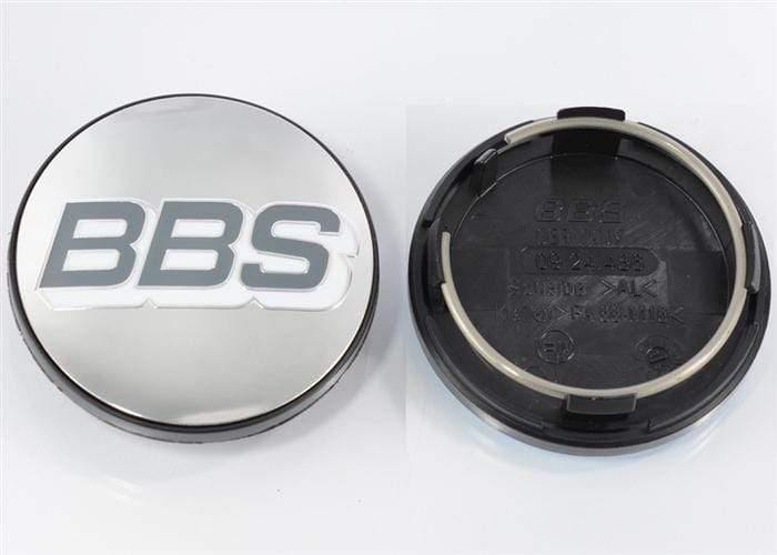 BBS Polished Grey & White Center Cap (Sold Each) - 56mm