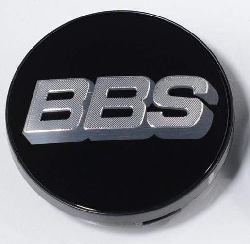BBS Black Silver Center Cap (Sold Each) - 77mm 5-Tab Porsche CH-R