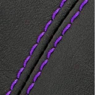 BFI MK7 Manual Shift Boot - Leather (PURPLE STITCHING)