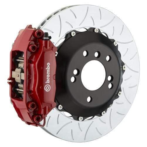 Brembo GT Systems 345x28 2-Piece 4-Piston Red Slotted Type-3 Rear