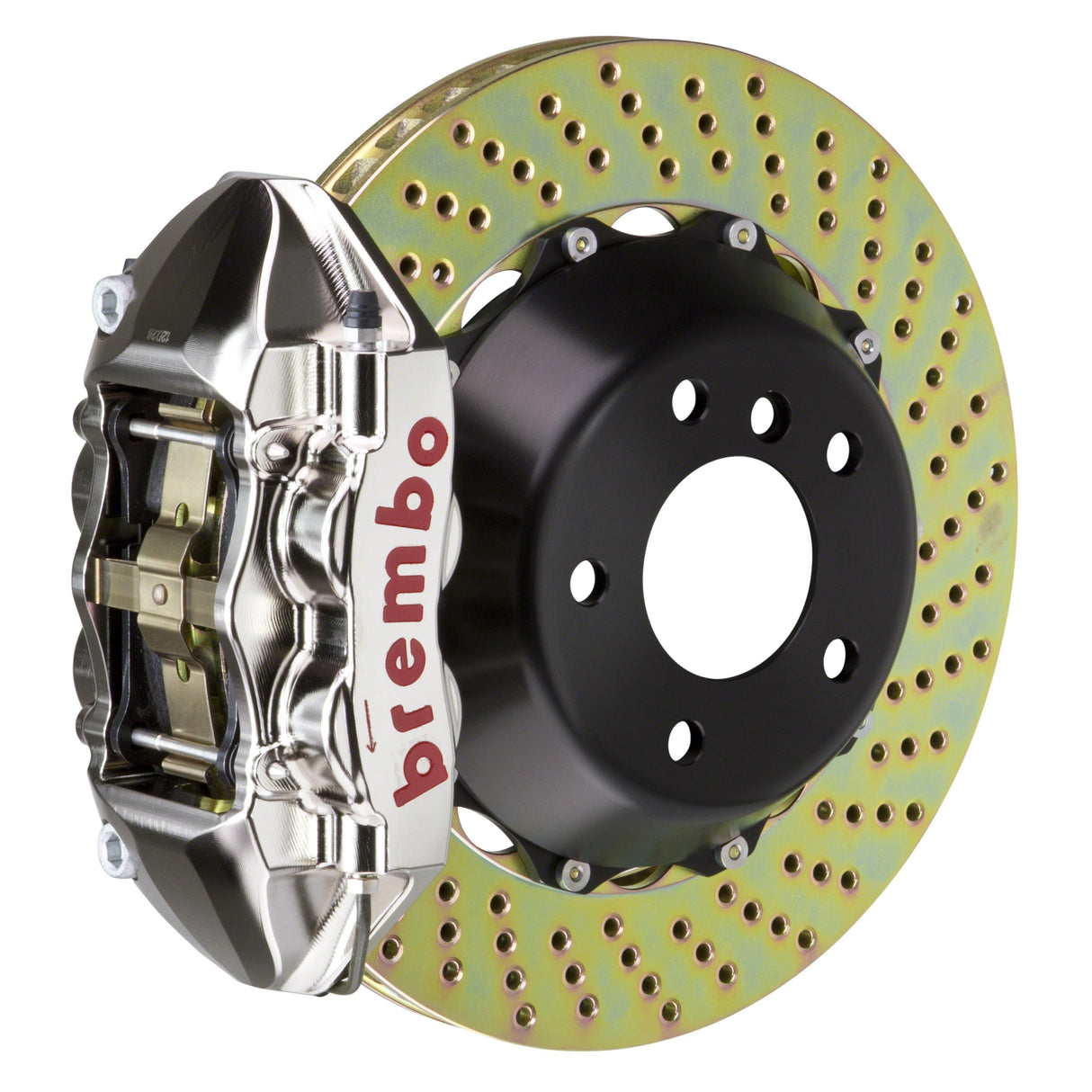 Brembo GT-R Systems 380x28 2-Piece 4 Piston Nickel Plated Drilled Rear