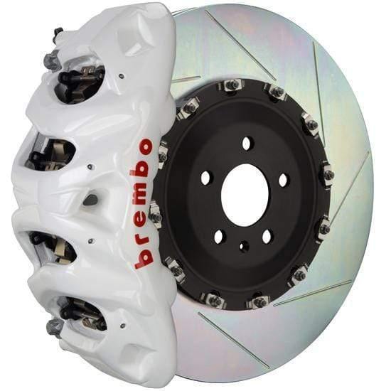 Brembo GT Systems 412x38 2-Piece 8-Piston White Slotted Front