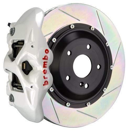 Brembo GT Systems 380x28 2-Piece 4-Piston White Slotted Rear