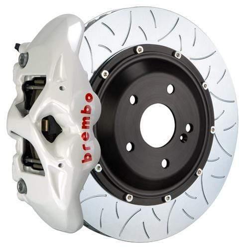 Brembo GT Systems 380x28 2-Piece 4-Piston White Slotted Type-3 Rear