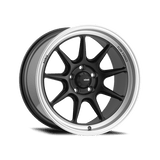 Konig Countergram 17" 5x114.3 Matte Black/Machined Lip