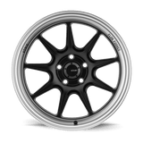 Konig Countergram 19" 5x108 Matte Black/Machined Lip