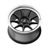 Konig Countergram 17" 5x114.3 Matte Black/Machined Lip