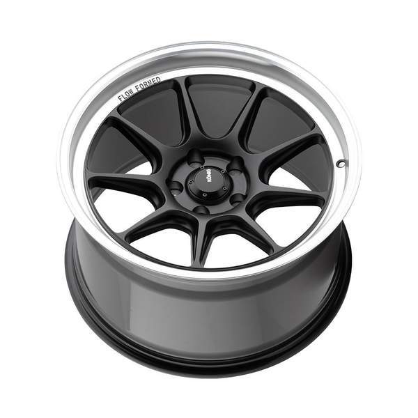 Konig Countergram 19" 5x108 Matte Black/Machined Lip