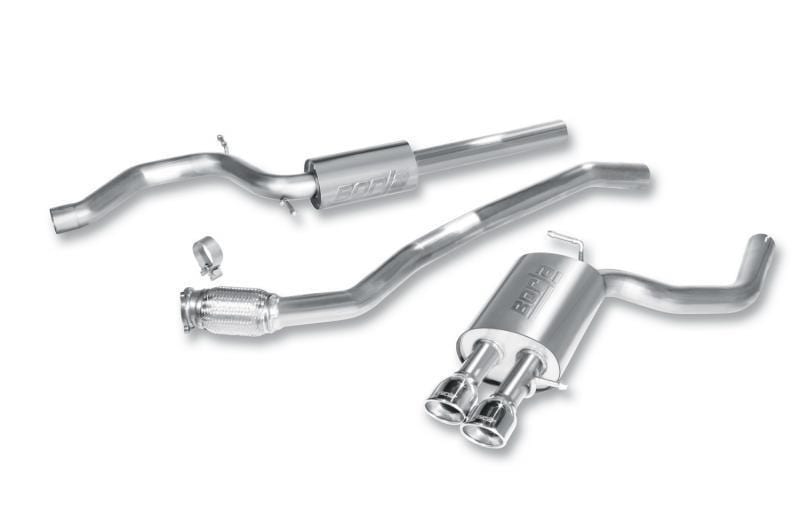 Borla 2.5" S-Type Cat Back Exhaust - Audi A4 B8